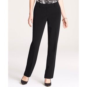 Ann Taylor Classic Black Wide Leg Trousers
